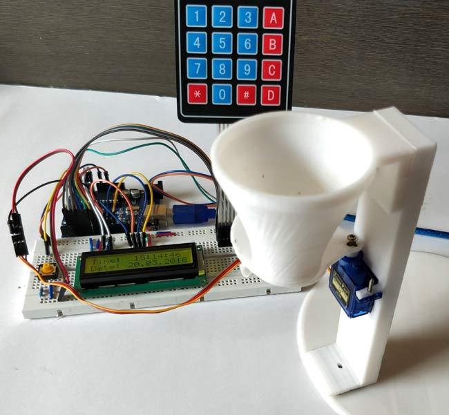 使用Arduino制作自动宠物喂食机