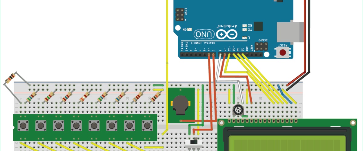 基于Arduino自制钢琴实现录音和重放功能