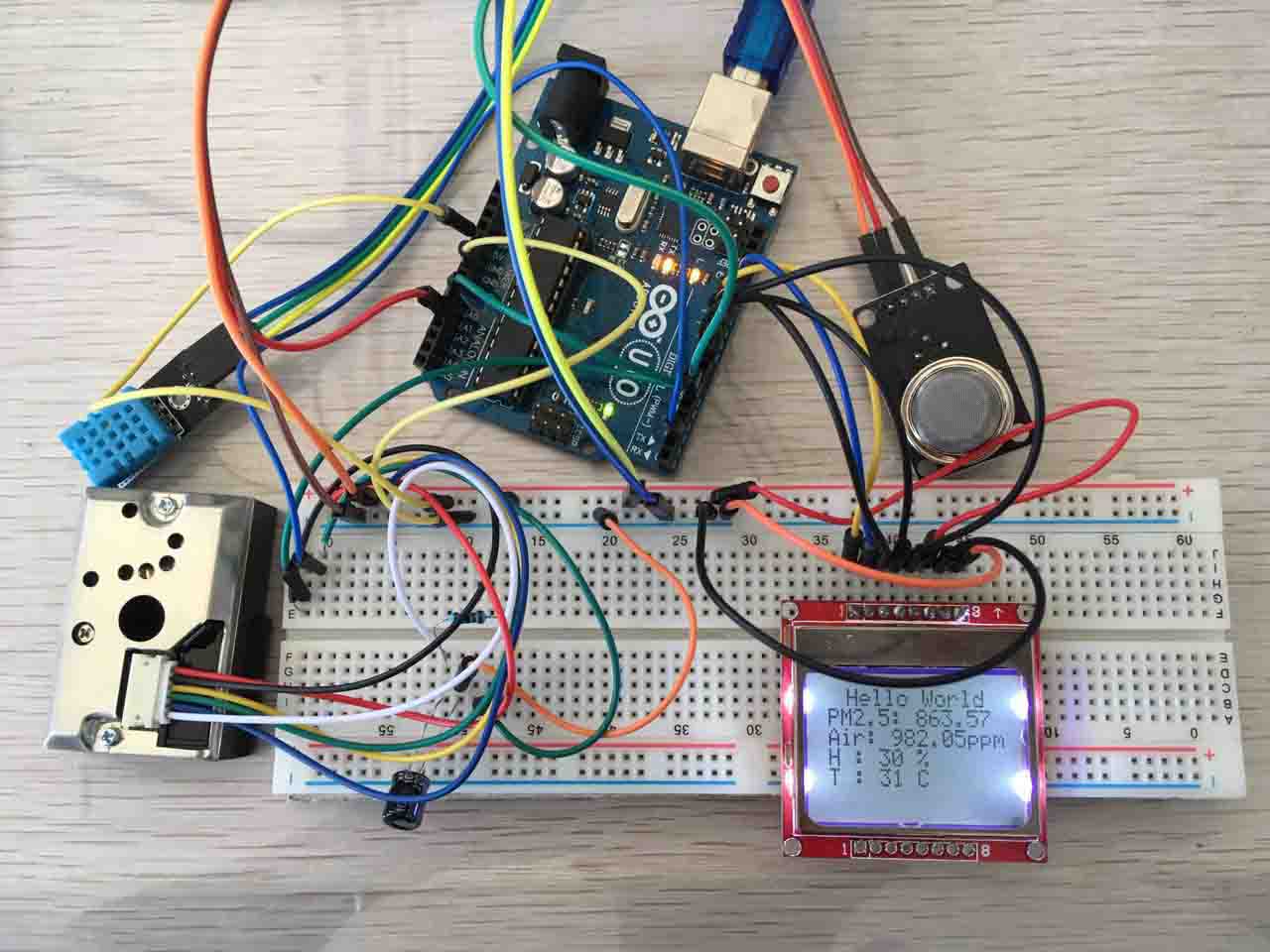 【Arduino综合项目】空气质量检测装置