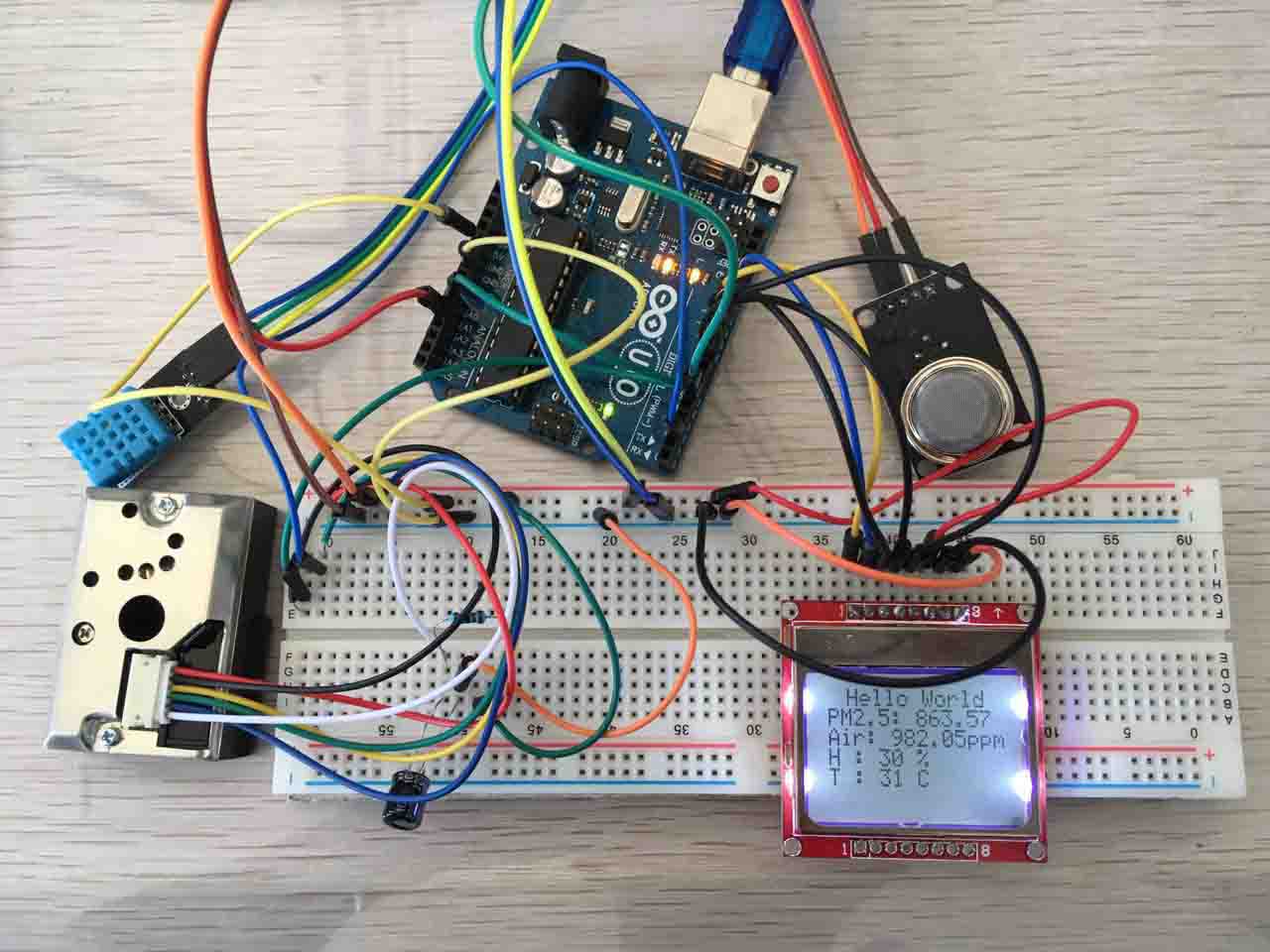 【Arduino综合项目】空气质量检测装置 【Arduino综合项目】空气质量检测装置