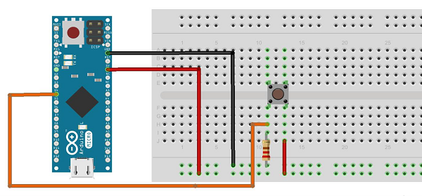 Arduino 键盘消息