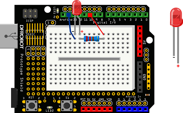 Arduino教程 Lesson 5 -- 呼吸灯