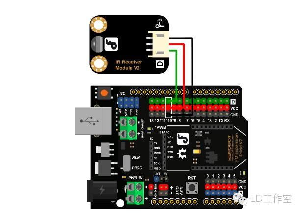 Arduino中级教程 项目十二 遥控灯