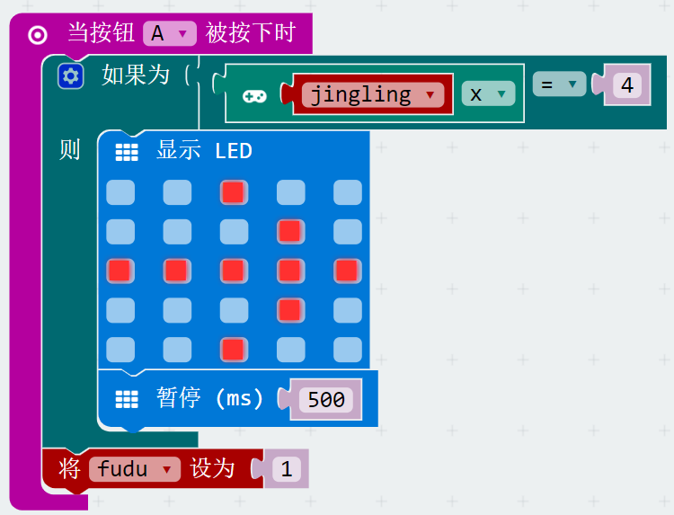 Micro:bit 模拟传球小程序 Micro:bit 模拟传球小程序
