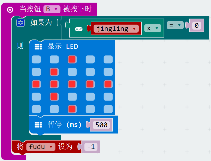 Micro:bit 模拟传球小程序 Micro:bit 模拟传球小程序