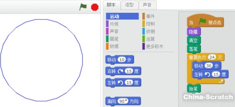 【编程 | scratch】[02] 巧用scratch画正多边形