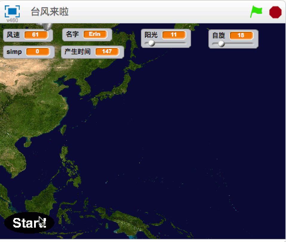 台风怎么形成的？阿达老师用Scratch做给你