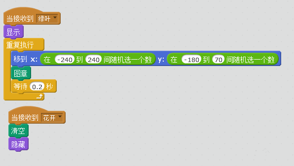 【scratch动画制作案例及教程】樱花开啦-少儿编程网