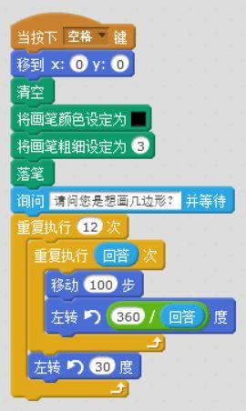 Scratch小课堂：美丽的几何图形