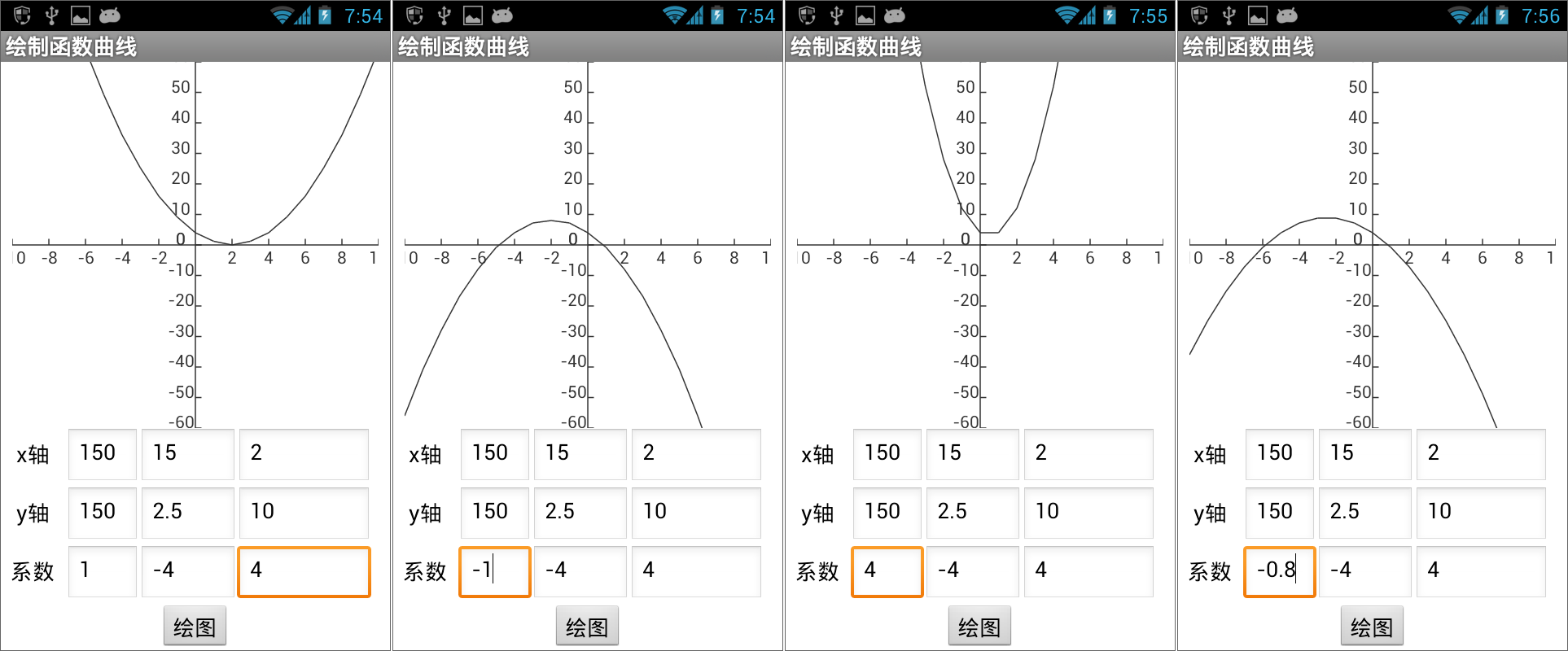 第16章 数学实验室(2):绘制函数曲线 · App Inventor开发集锦