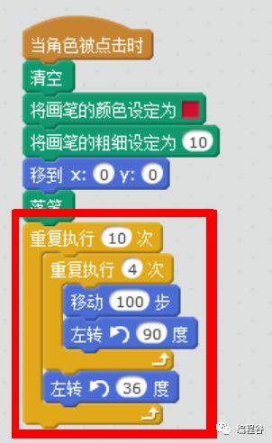 编程超人手把手教你学Scratch（4）：画正方形