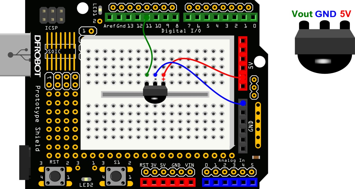 DFR0100 Arduino教程 15--红外接收