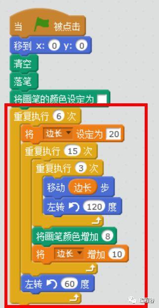 编程超人手把手教你学Scratch（5）：绘制蜘蛛网