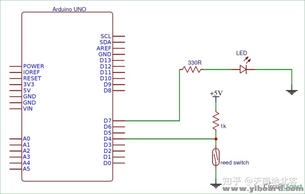 使用Arduino开发板连接干簧管的方法