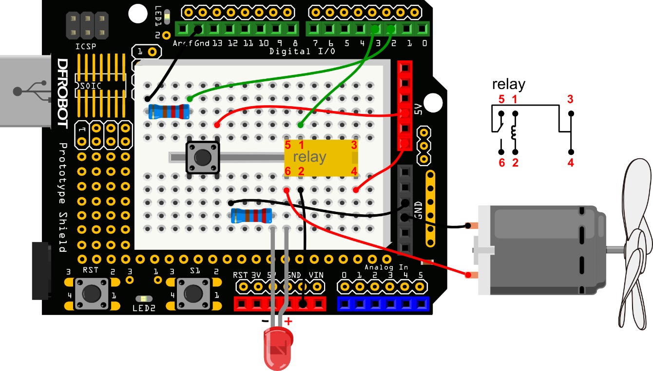 Arduino教程 Lesson 14--自制风扇