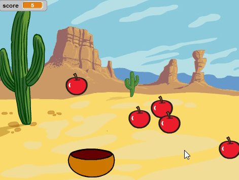 Scratch——游戏从接苹果开始 Scratch——游戏从接苹果开始