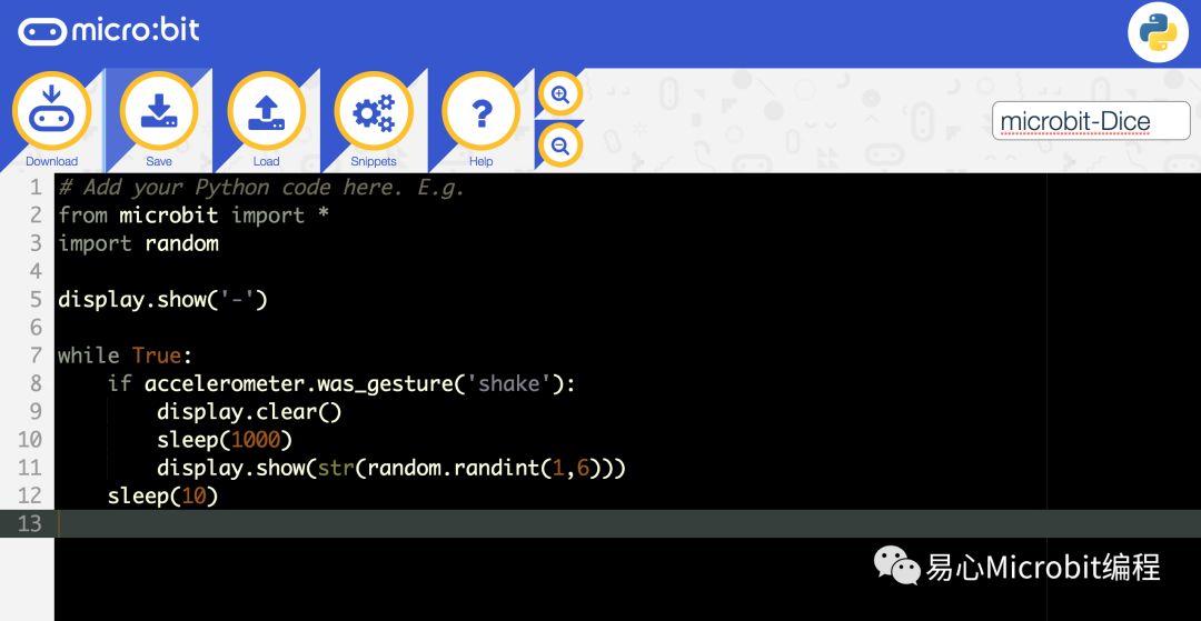 Python课程系列：Micro:bit掷骰子游戏