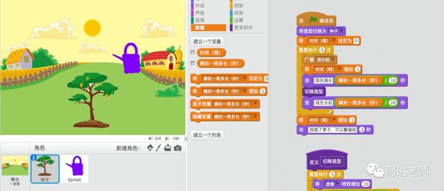 生物是什么？咱们一起用Scratch做一个吧