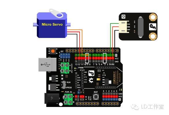 Arduino中级教程 项目十 芝麻开门