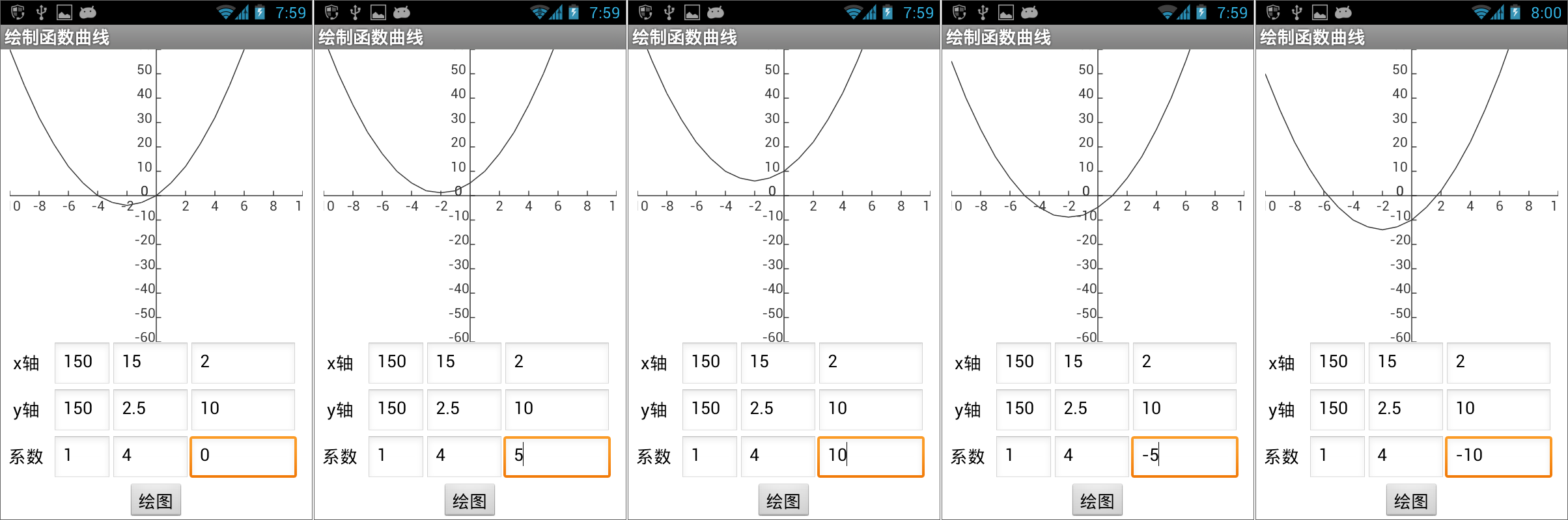 第16章 数学实验室(2):绘制函数曲线 · App Inventor开发集锦