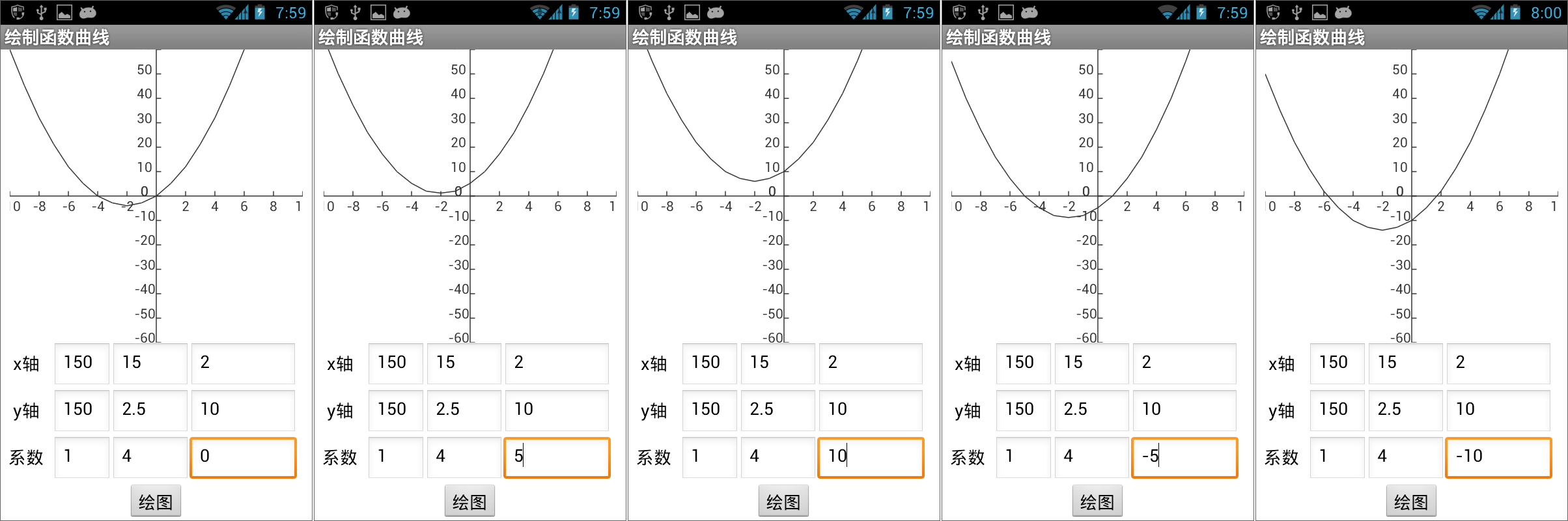 第16章 数学实验室(2):绘制函数曲线 · App Inventor开发集锦 第16章 数学实验室(2):绘制函数曲线 · App Inventor开发集锦