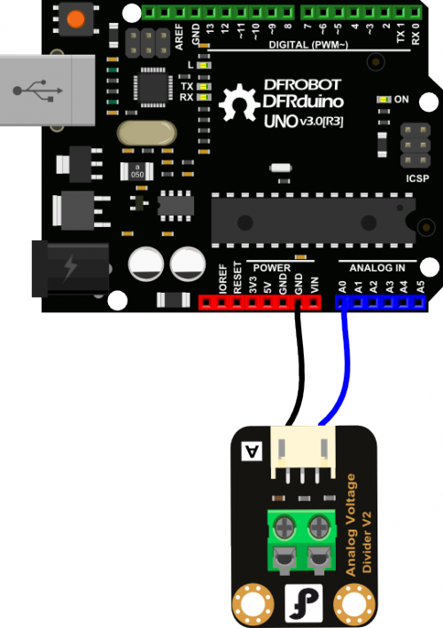 Arduino模拟电压检测模块 V2