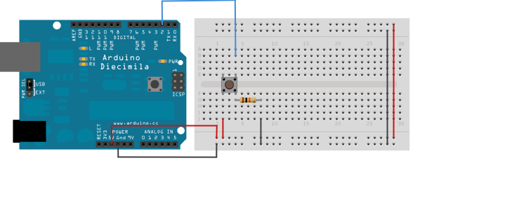 Arduino内置教程-基本原理-数字读取串口