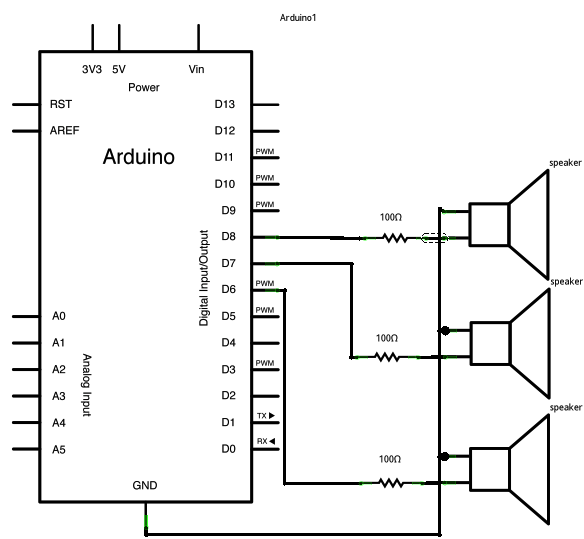 Arduino内置教程-数字-多重音调