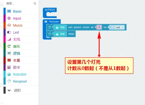 项目活动20:Robot:bit RGB LEDs 项目活动20:Robot:bit RGB LEDs