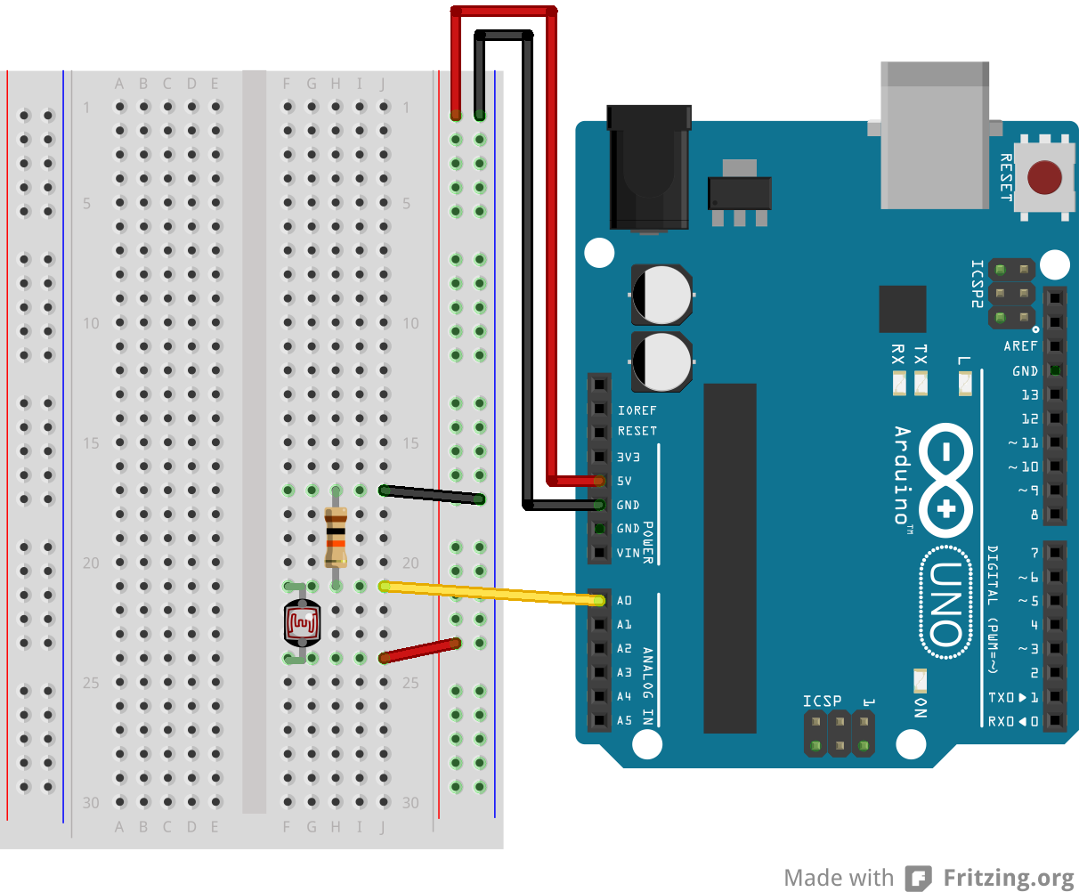 Arduino内置教程-模拟-模拟输入