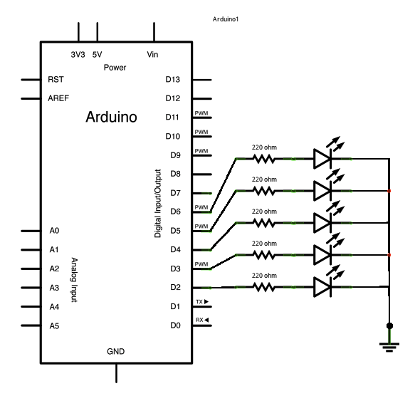 Arduino内置教程-控制结构-Switch Case 2