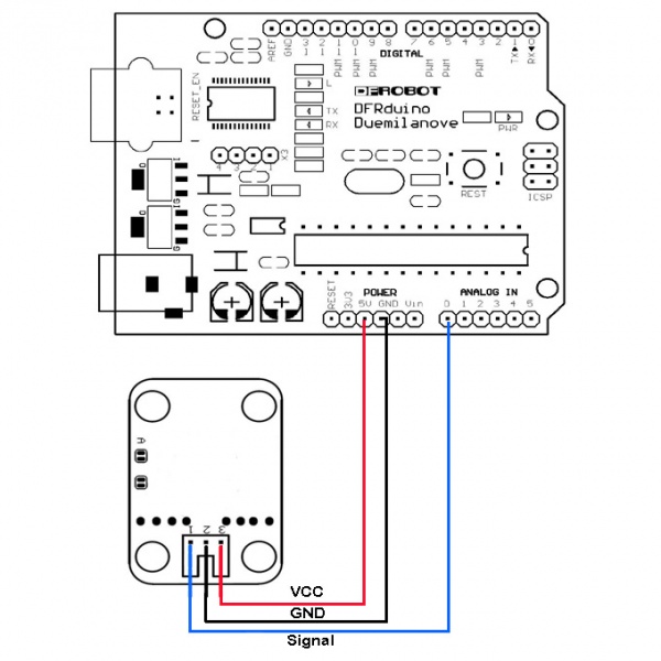 Arduino颜色传感器-模拟灰度传感器