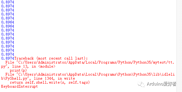 Python遇上Arduino之电位计