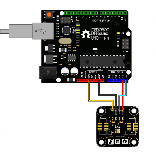 Arduino温度湿度传感器-Si7021 温湿度传感器