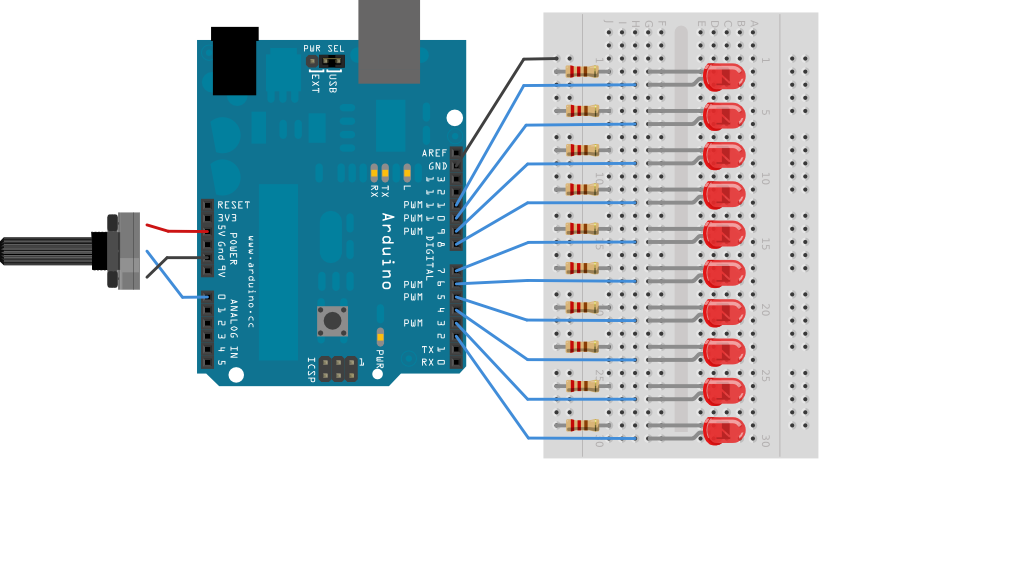 Arduino内置教程-显示-条形图