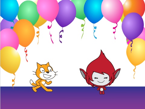沐风老师详解Scratch 2.0中文帮助:制作生日贺卡 沐风老师详解Scratch 2.0中文帮助:制作生日贺卡