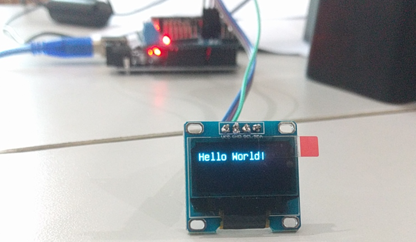 arduino OLED测试(0.96寸OLED 12864显示屏IIC接口) arduino OLED测试(0.96寸OLED 12864显示屏IIC接口)