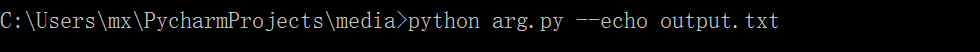 Python命令行解析模块argparse的使用
