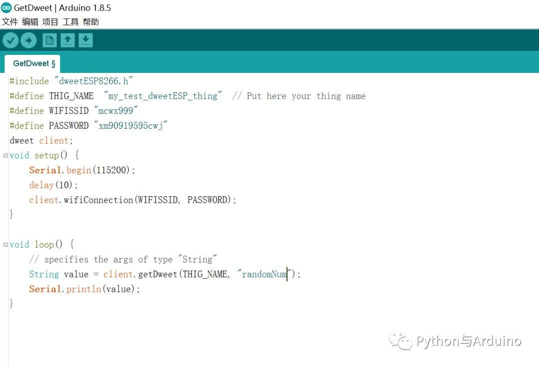 arduino WiFi开发（5）使用dweet-esp库向云端发送数据