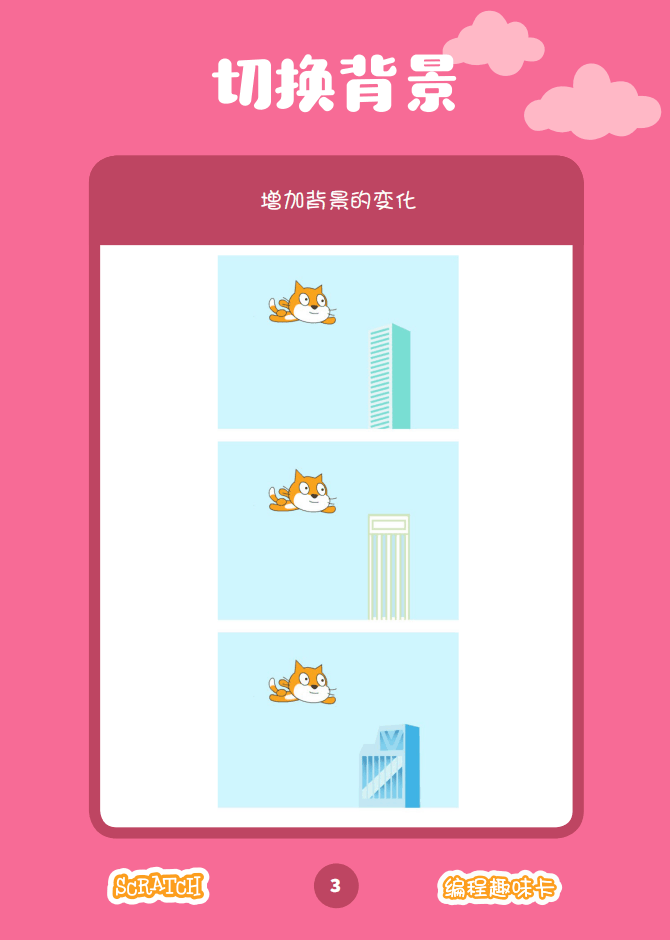 ▷Scratch课堂丨【编程趣味卡2】让它飞起来！
