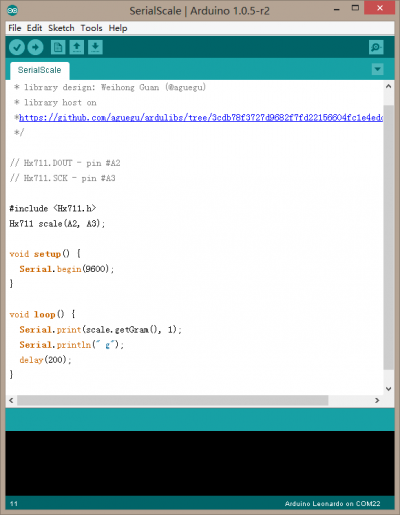 Arduino重量传感器模块