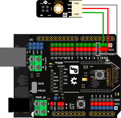 Arduino颜色传感器-Mini寻线传感器