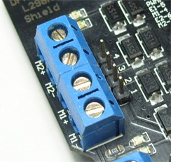 Arduino直流电机驱动-L298P Shield 2A大电流双路直流电机驱动扩展板