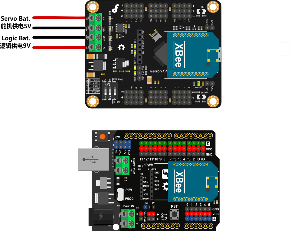 Arduino伺服电机驱动-Veyron Servo Driver 24-Channel