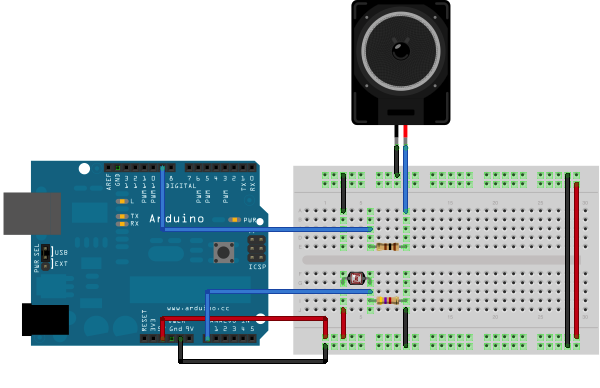 Arduino内置教程-数字-高音追随