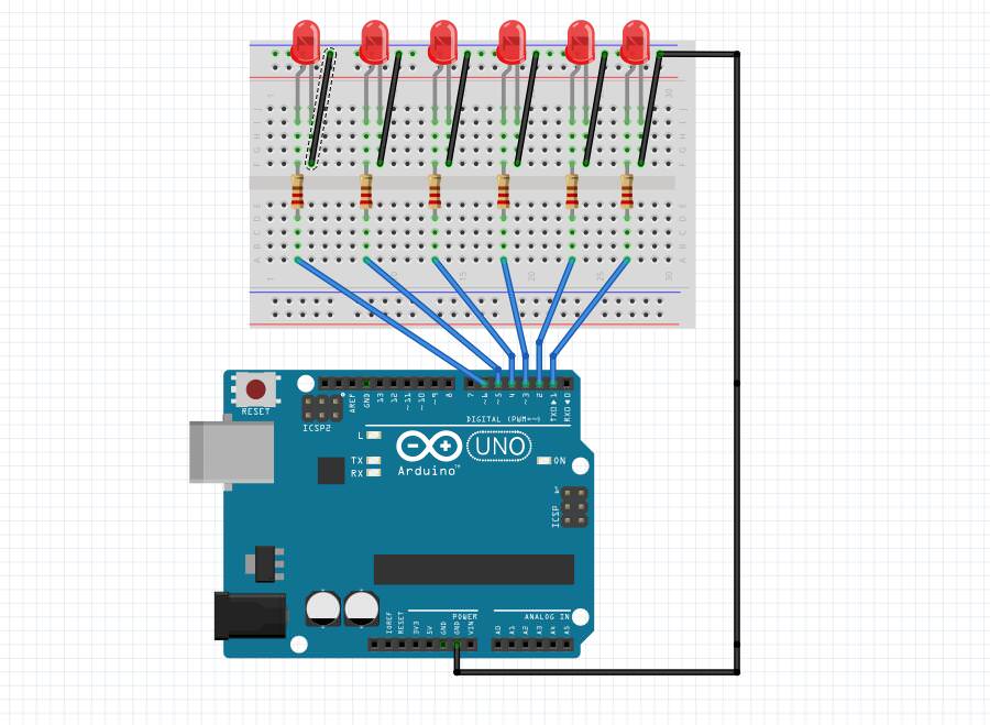 Arduino基础入门篇06——流动的LED灯