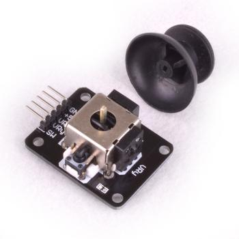 arduino scratch创客教育  使用摇杆玩大鱼吃小鱼游戏