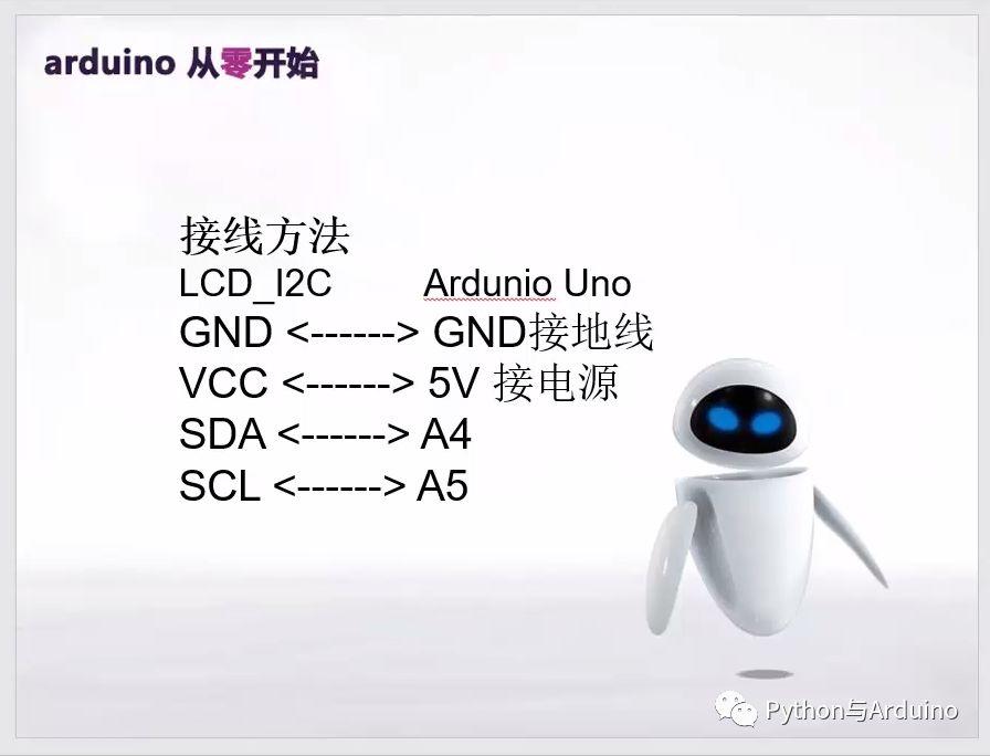 arduino从零开始（25）显示模块之LCD_I2C