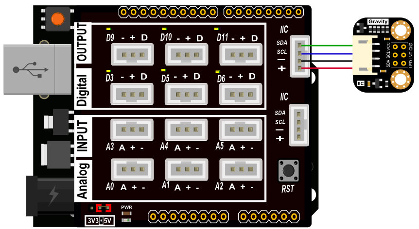 Arduino颜色传感器-Color Sensor-TCS34725 颜色传感器