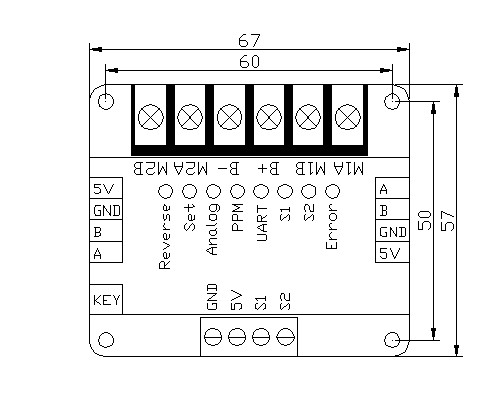Arduino直流电机驱动-Veyron 2x25A直流有刷电机驱动器